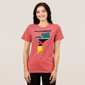 MOSAMBIK Sonderaktion Roter Tourist individuell ei Tri-Blend Shirt (Vorderseite voll)