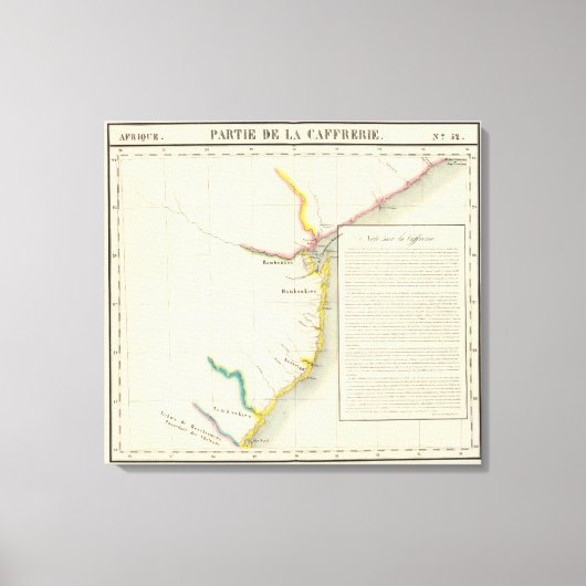 Mosambik, Südafrika 52 Leinwanddruck (Vorderseite)