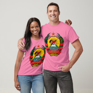 Mosambik-Wappen Detail T-Shirt