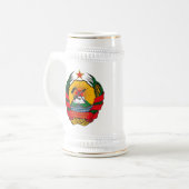 Mosambik-Wappen Tasse (Vorderseite Links)