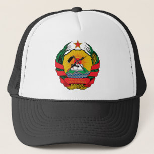 Mosambik-Wappen Truckerkappe