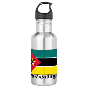 Mosambikflagge Edelstahlflasche