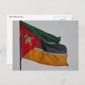 Mosambikflagge Postkarte (Vorne/Hinten)