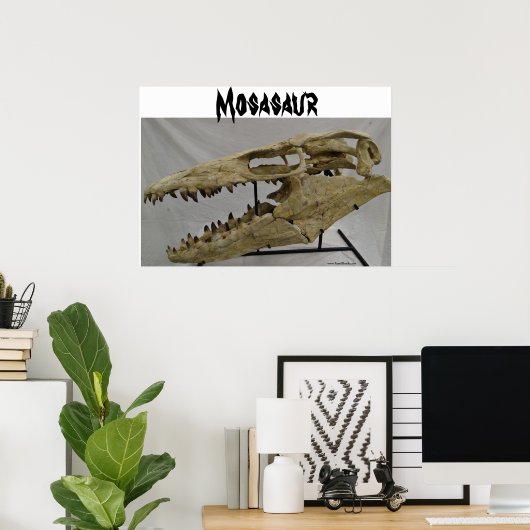 Mosasaur Poster (Heimbüro)