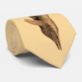 Mosasaur prähistorischer tierischer antiker Druck Krawatte (Gerollt)