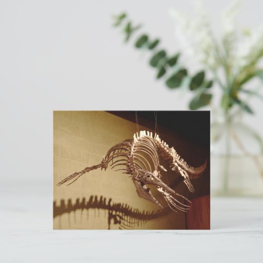 Mosasaur - "Sea Lizard" Postkarte (Stehend Vorderseite)