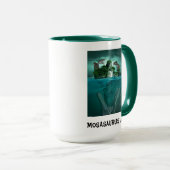 Mosasaurus-Alarm! Dinosaur-Angriff Tasse (VorderseiteRechts)