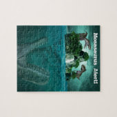 Mosasaurus Alert! Dinosaurier Puzzle (Horizontal)