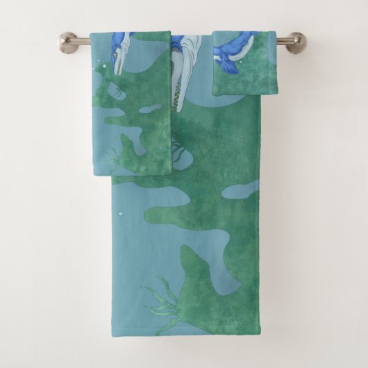 Mosasaurus Badhandtuch Set (Insitu)