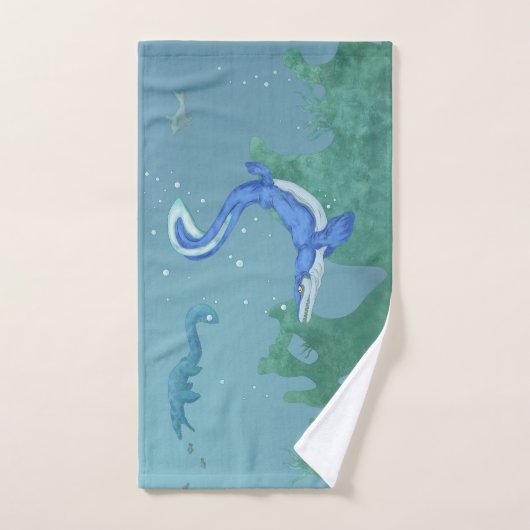 Mosasaurus Badhandtuch Set (Handtuch)