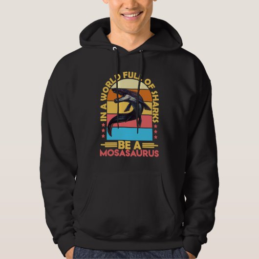 Mosasaurus Dino Prehistoric Dinosaur 6 Hoodie (Vorderseite)