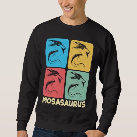 Mosasaurus Dino Prehistoric Dinosaur Sweatshirt (Vorderseite)