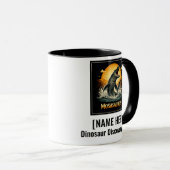 Mosasaurus Dinosaur Prähistorischer Mond Tasse (VorderseiteRechts)