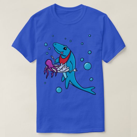 Mosasaurus Eating T-Shirt (Design vorne)