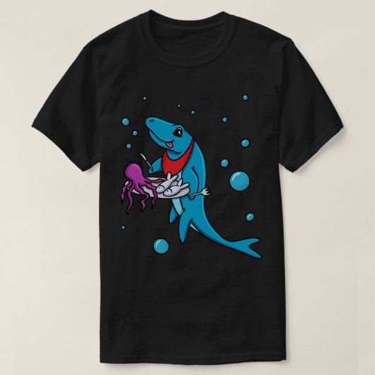 Mosasaurus Eating T-Shirt (Design vorne)