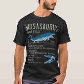 Mosasaurus-Fakten T-Shirt (Vorderseite)