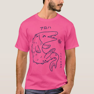 Mosasaurus Kawaii Dinosaur Japanisches Dino T-Shir T-Shirt