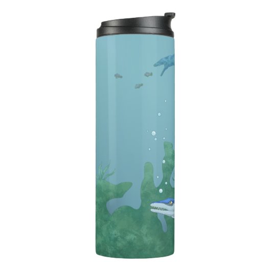 Mosasaurus Thermosbecher (Nach links gedreht)