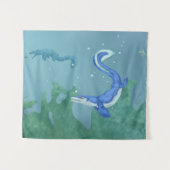 Mosasaurus Wandteppich (Vorderseite (Horizontal))