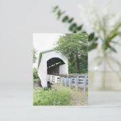 Mosby Creek Covered Bridge Postkarte (Stehend Vorderseite)