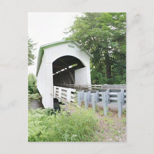 Mosby Creek Covered Bridge Postkarte (Vorderseite)