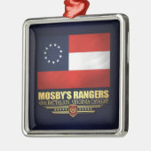 Mosby's 43. Bataillon, Virginia Cavalry Silbernes Ornament (Links)