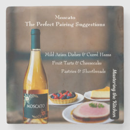 Moscato Wine Pairing Guide/Mastering the Kitchen Steinuntersetzer