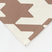 Moscha Mousse mit großen Hahnentrittmustern und We Fleecedecke (Ecke)