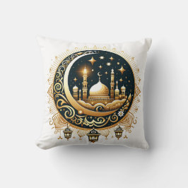 Moschee auf dem Goldenen Mond Kissen