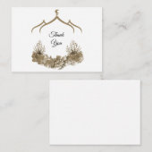 Moschee Blume Danke Karte (Vorne/Hinten)