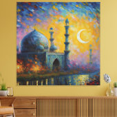 Moschee-Crescent-Sterne-Malerei Leinwanddruck (Insitu (Wohnzimmer))