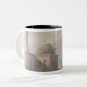 Moschee des Sultans Hasan von großem quadratischem Zweifarbige Tasse (Vorderseite Links)