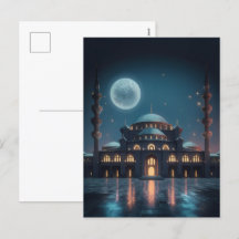 Moschee düstere Mondlichter