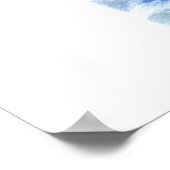 Moschee Foyer Fenster 1 weiß Poster (Ecke)