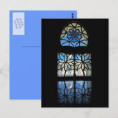 Moschee Foyer Fenster 2 Postkarte (Vorne/Hinten)