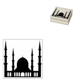 Moschee Gebäude Art Briefmarke Gummistempel (Stempel)