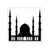 Moschee Gebäude Art Briefmarke Gummistempel (Prägung)