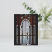 Moschee Hassan II in Casablanca, Marokko Postkarte (Stehend Vorderseite)