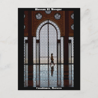Moschee Hassan II in Casablanca, Marokko Postkarte