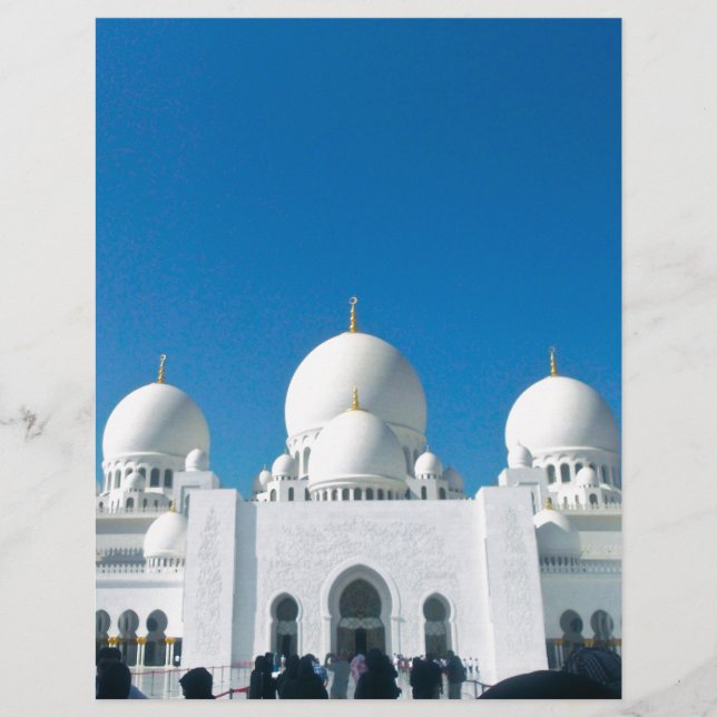 Moschee in Abu Dhabi (Vorderseite)