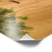 Moschee in Djenne, ein klassisches Beispiel Fotodruck (Ecke)