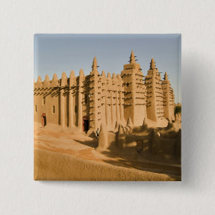 Moschee in Djenne, ein klassisches Beispiel für Button
