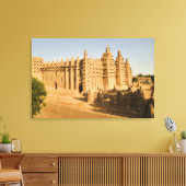 Moschee in Djenne, ein klassisches Beispiel Leinwanddruck (Insitu (Wohnzimmer))