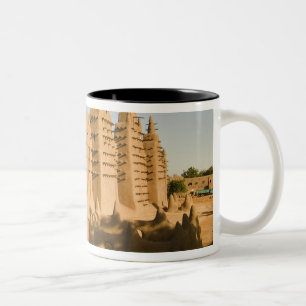 Moschee in Djenne, ein klassisches Beispiel Zweifarbige Tasse