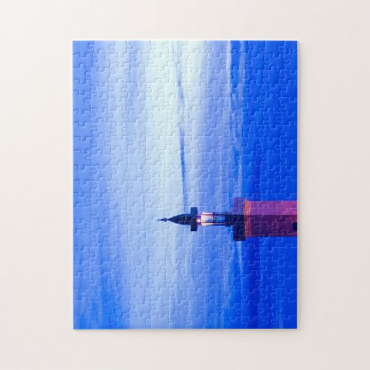 Moschee in Montreal. Puzzle (Vertikal)