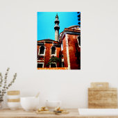 Moschee in Rhodos Print Poster (Küche)