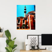 Moschee in Rhodos Print Poster (Heimbüro)