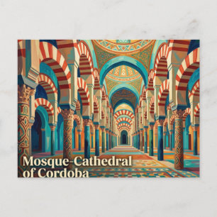 Moschee-Kathedrale von Córdoba, Innenraum Spanien Postkarte