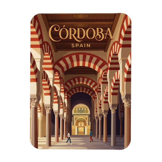 Moschee-Kathedrale von Córdoba Spanien Magnet (Vertikal)