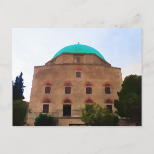 Moschee Kirche Pasha Gazi Kassim Postkarte